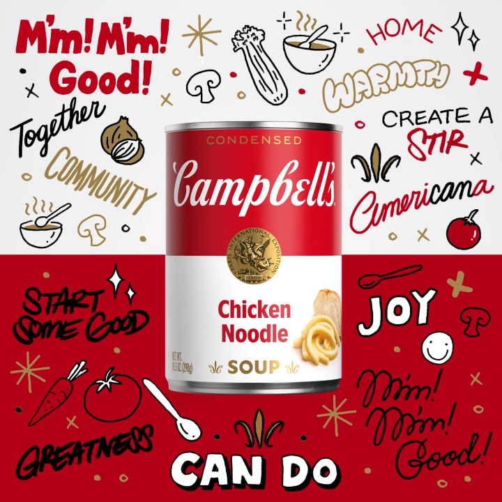 Animated NFT design Campbell's Soup