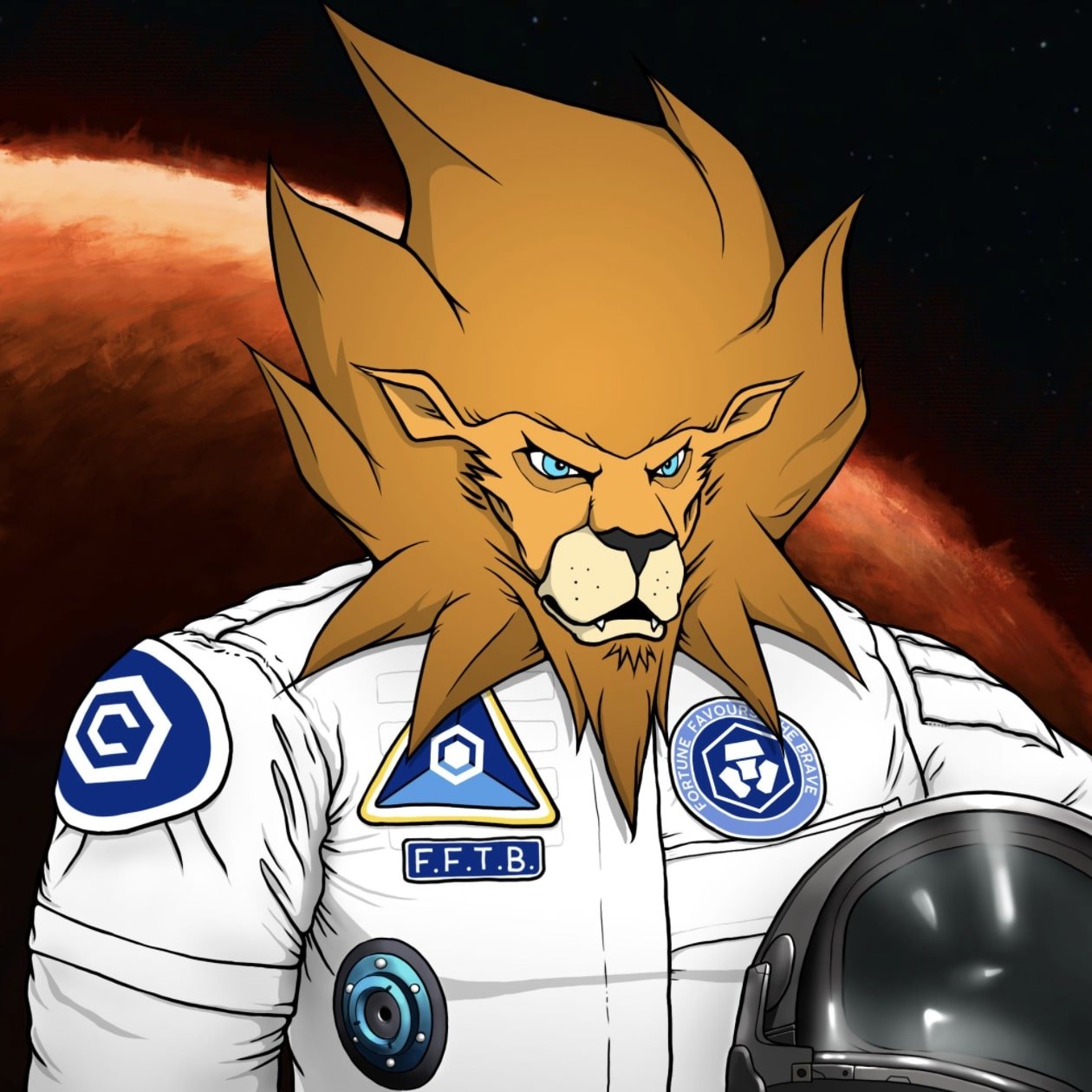 Loaded Lion NFT The Mars astronaut