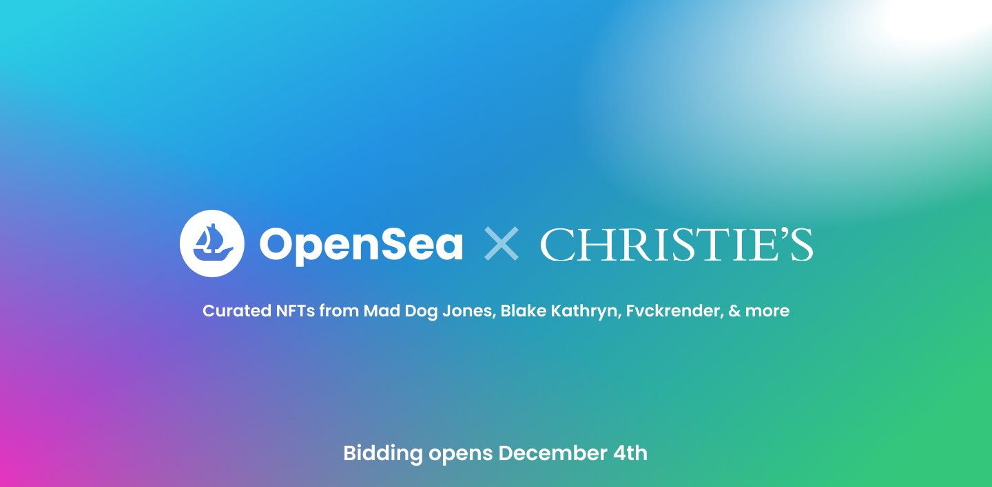 OpenSea Announces Collaboration with Christie's