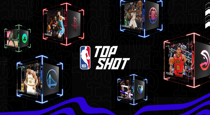NBA Top Shot selection screen
