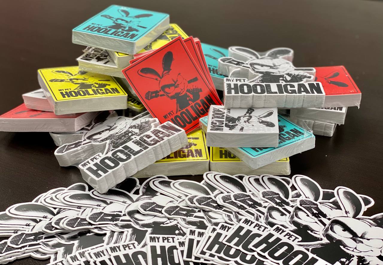 My Pet Hooligan NFTs Merch and Stickers