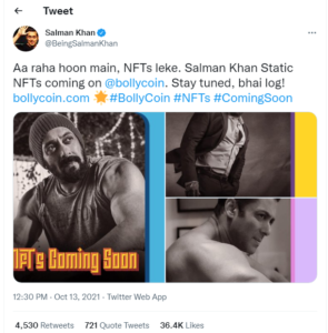 Salman Khan NFTs