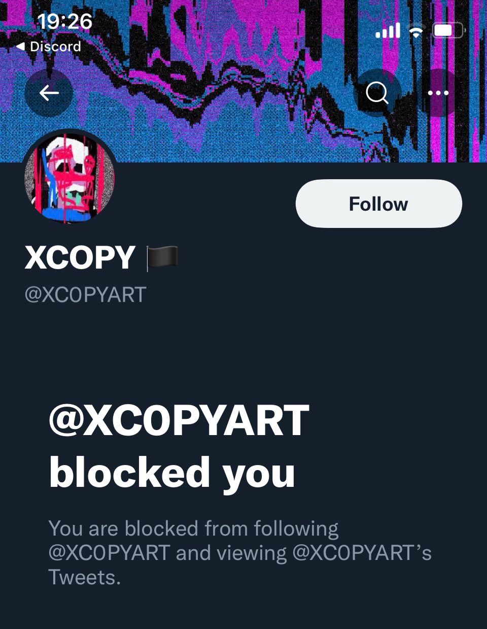 XCOPYART FAKE TWITTER