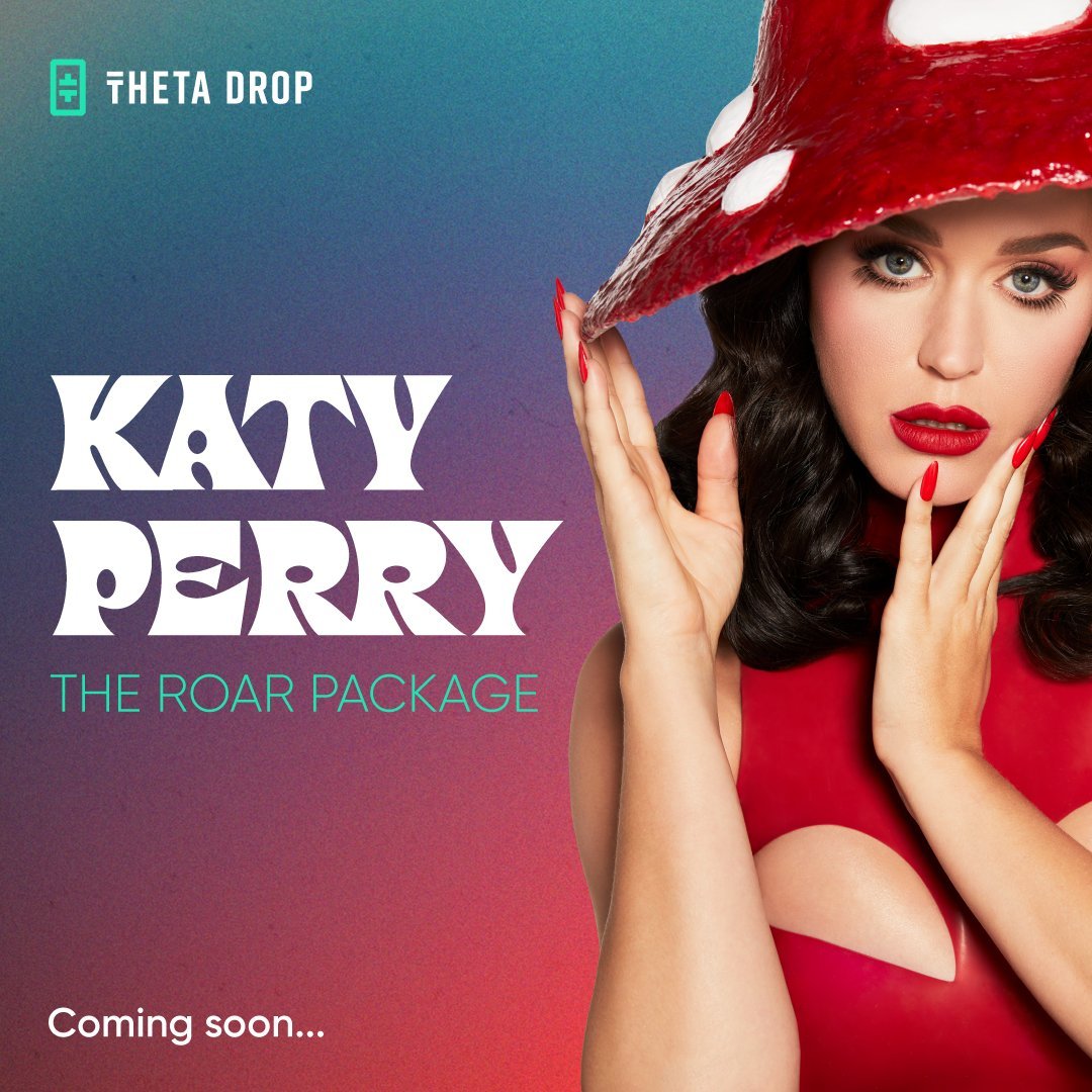 Promotional Image for Katy Perry x Theta NFT collection