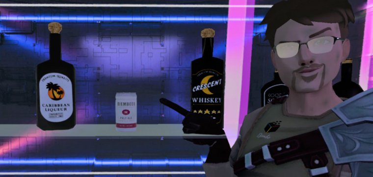 screenshot of Tron club a place in somnium space venue