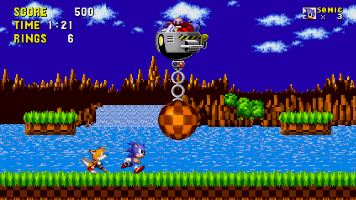 Screenshot from Sonic the Hedgehog video game