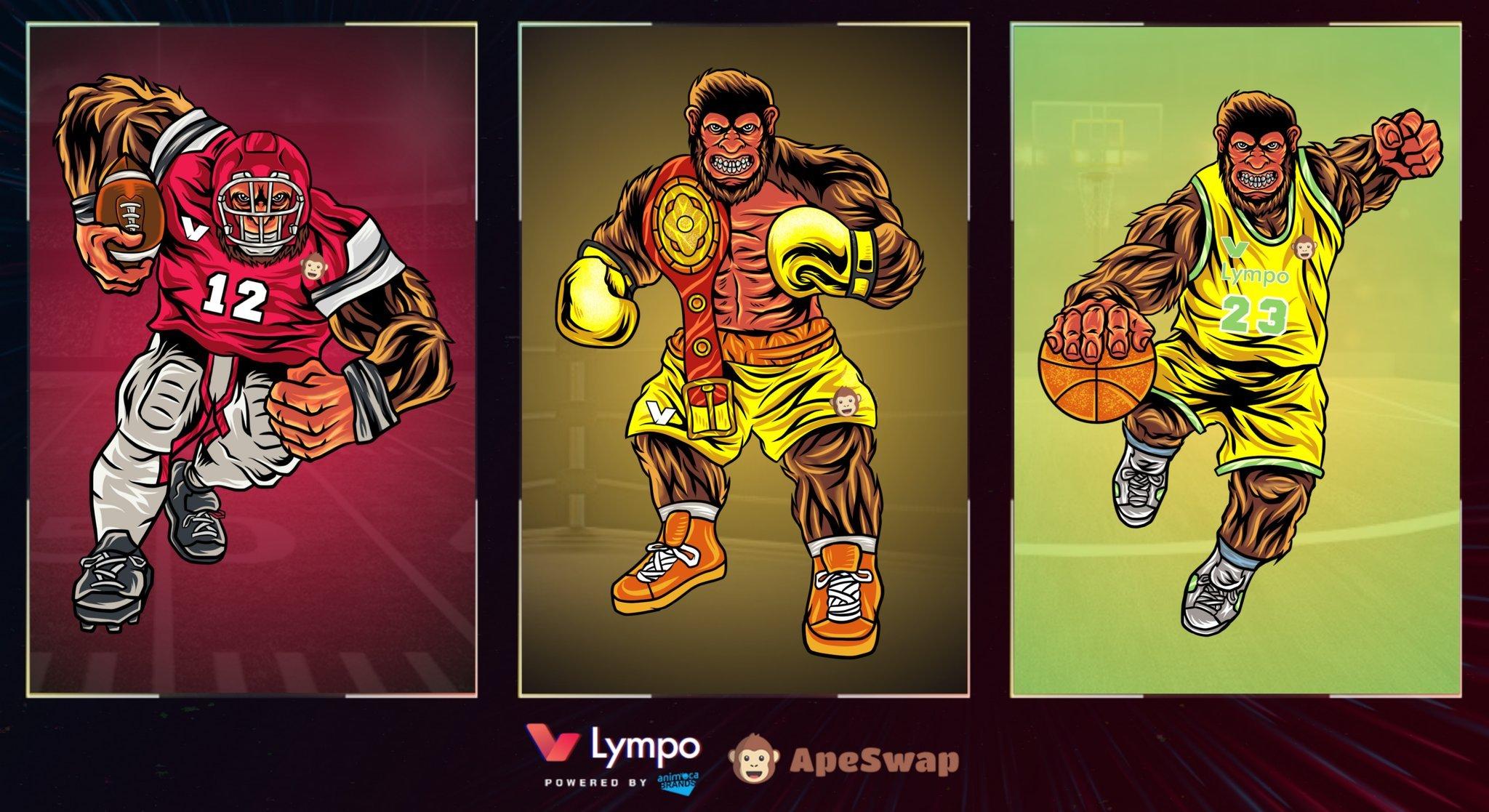 Lympo NFT characters