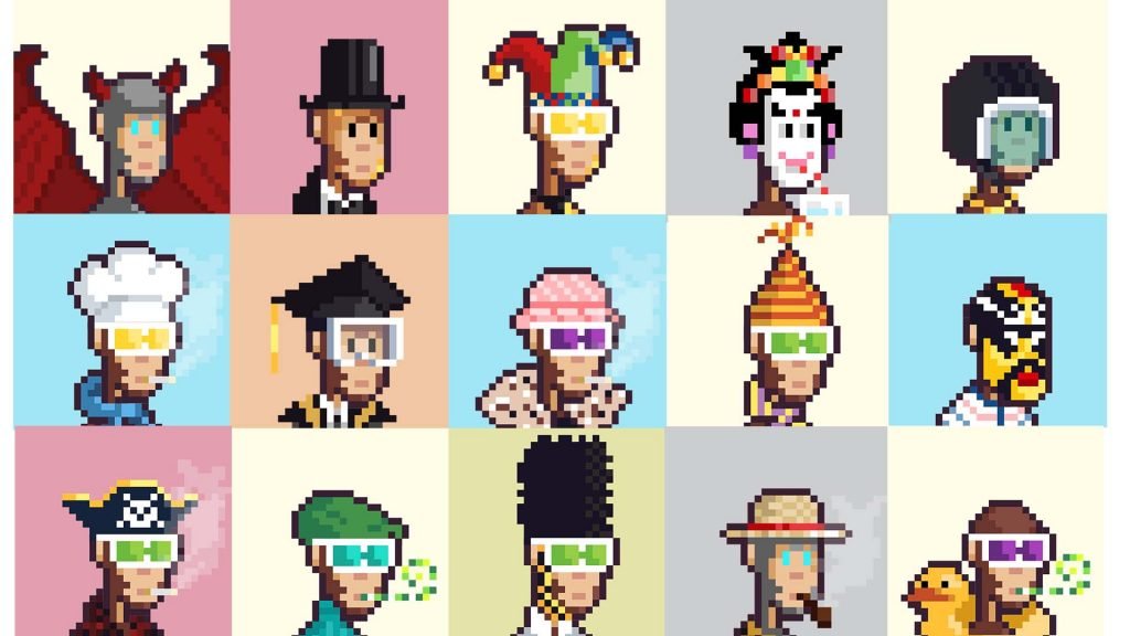 Some of the many Monkey Kingdom NFTs
