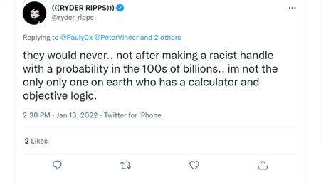 Phunks founder Ryder Ripps tweets BAYC are Racist