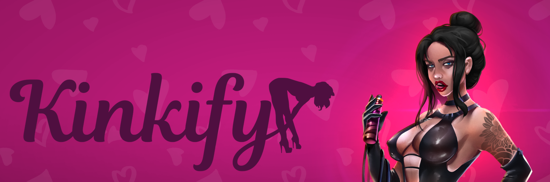 image of a Kinkify NFT alongside the official logo