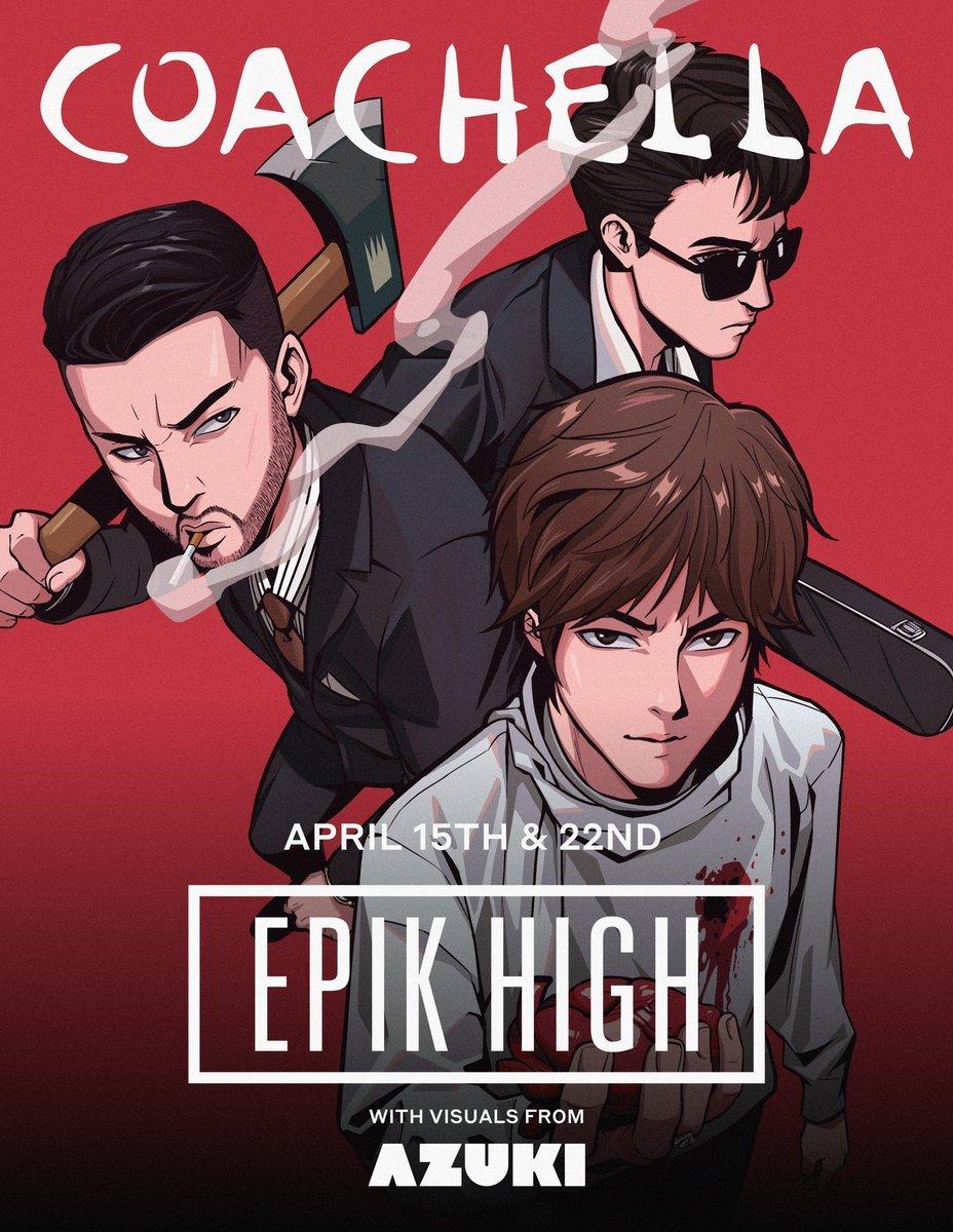 Illustration of legendary Korean hip-hop group, Epik High