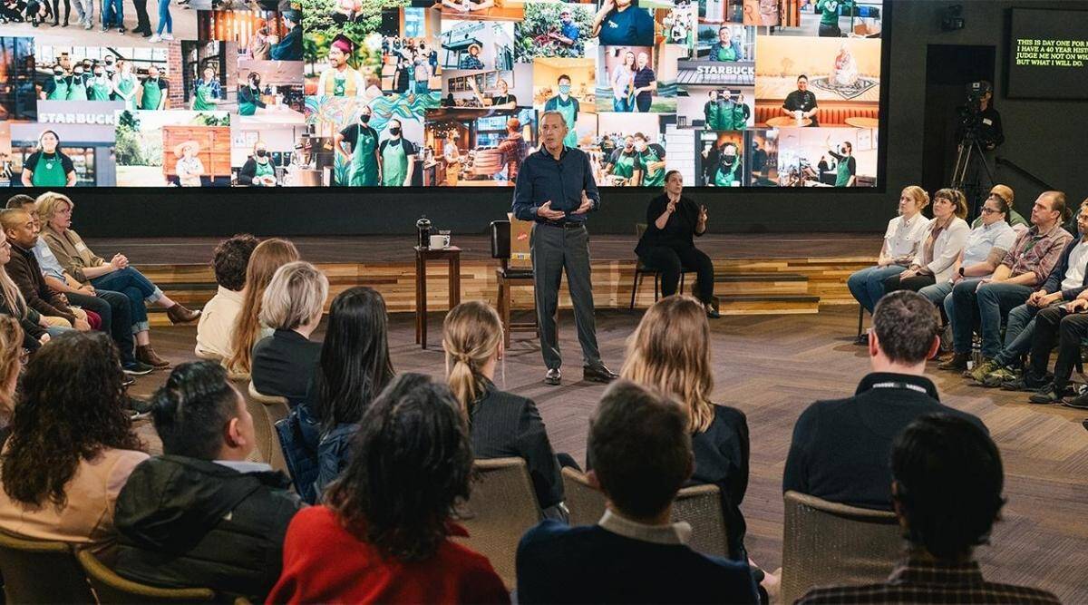 Starbucks CEO Howard Schultz among employees