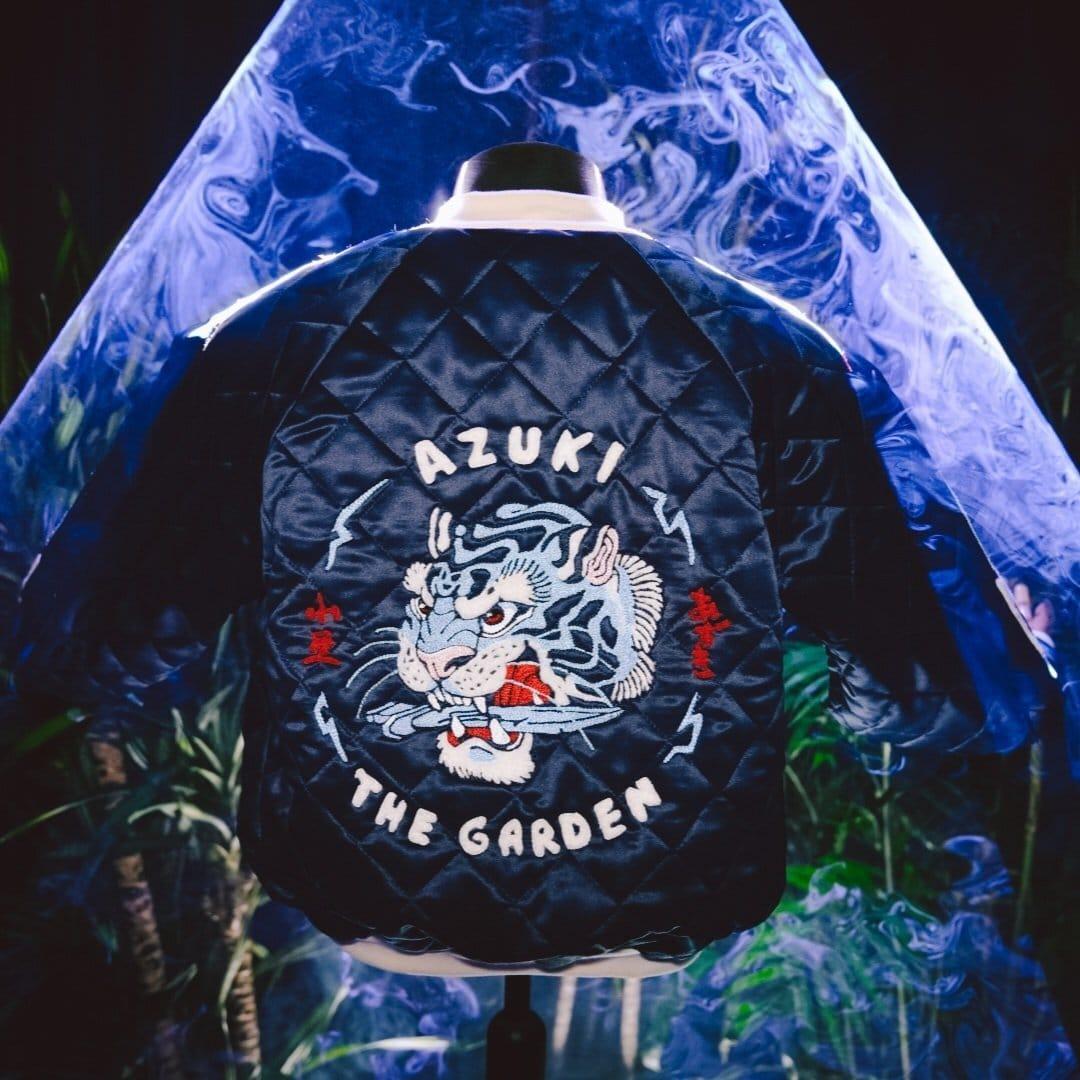 Azuki Twin Tigers Jacket in blue colour