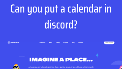 Can you put a calendar in discord?