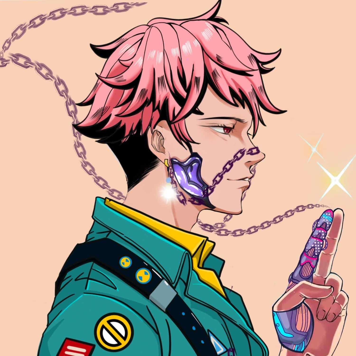 Image of a Taki NFT avatar scam