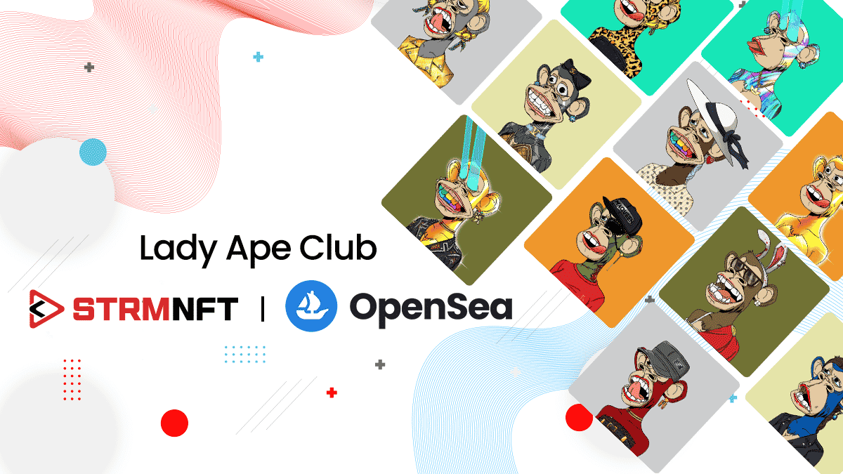 opensea lady ape club nft strm nft