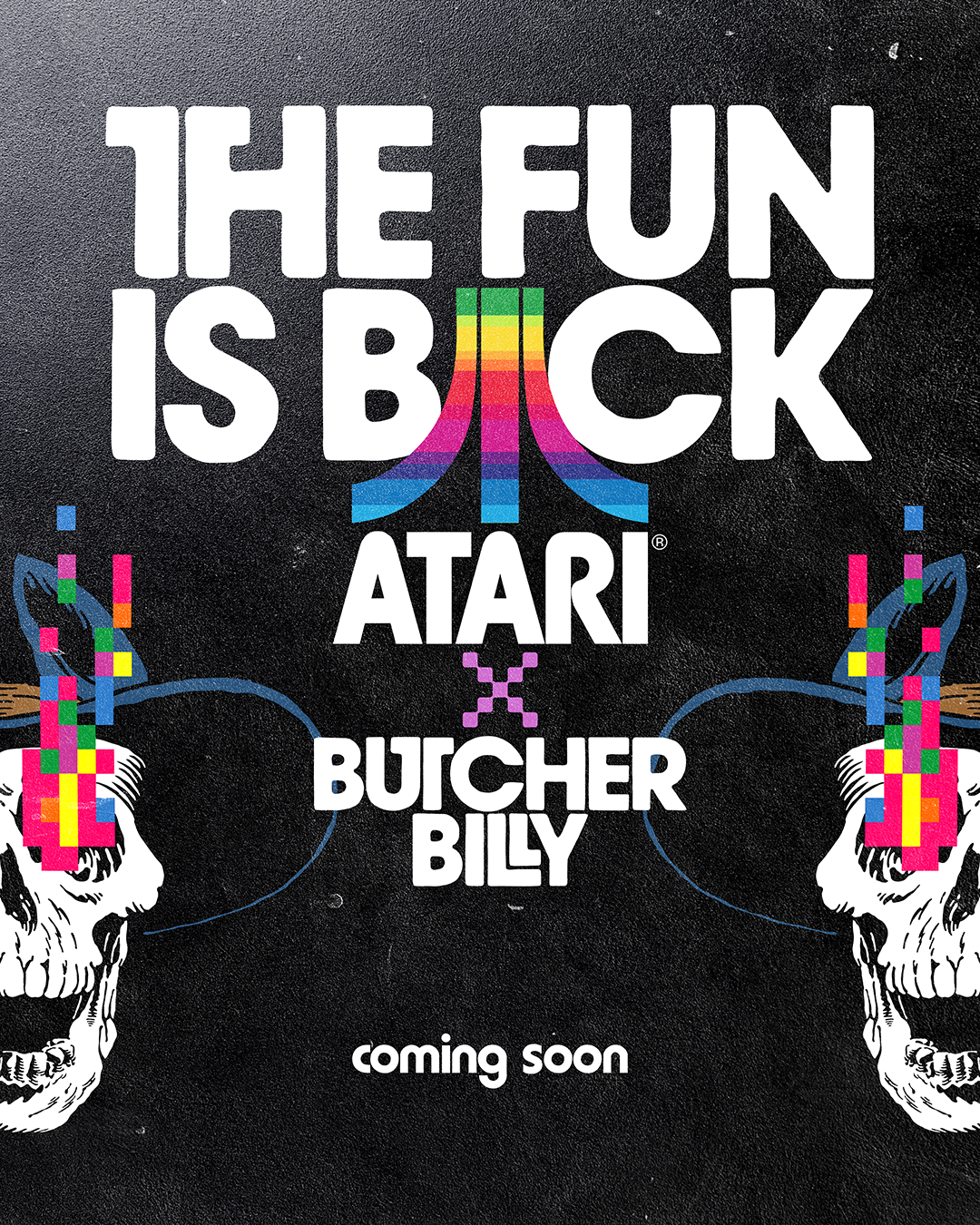 Atari the fun is back text NFT