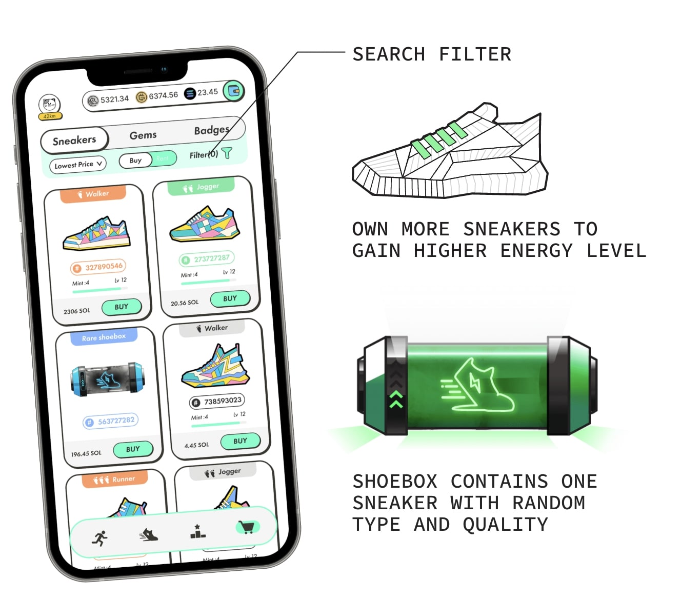 STEPN NFT sneaker marketplace