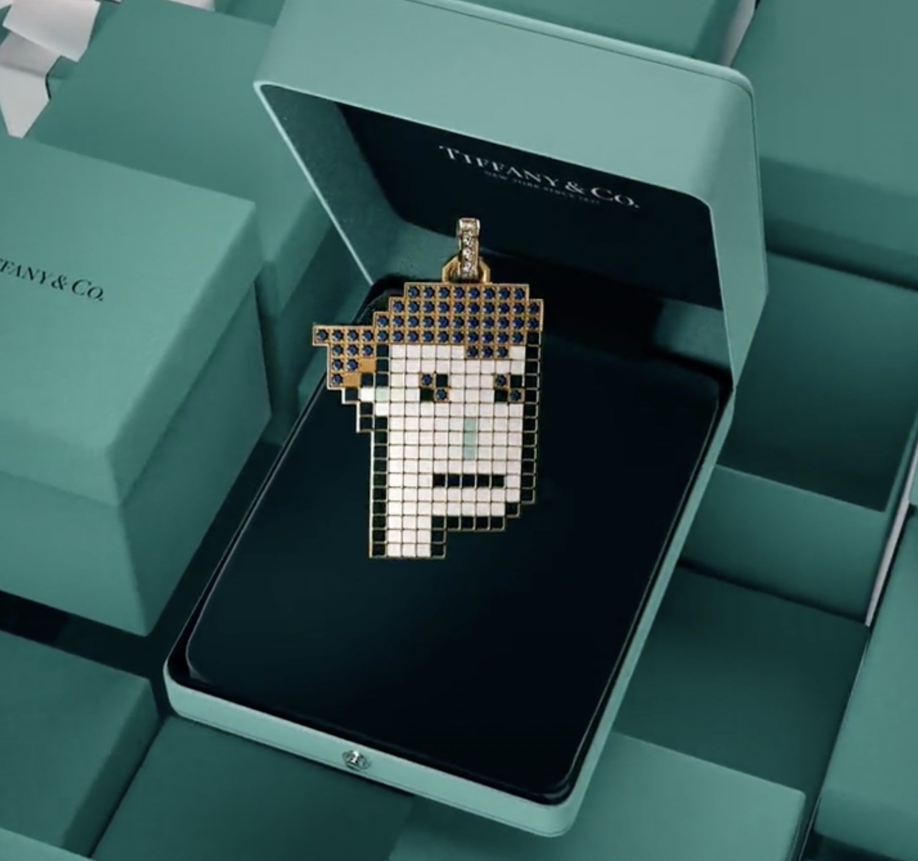 Tiffany & Co. CryptoPunk NFT pendant