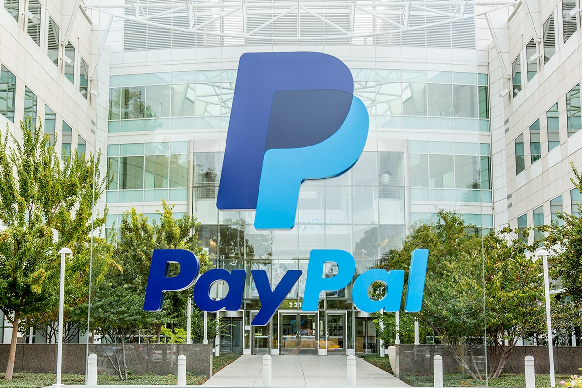 A picture of a PayPal office building